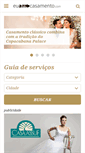 Mobile Screenshot of euamocasamento.com